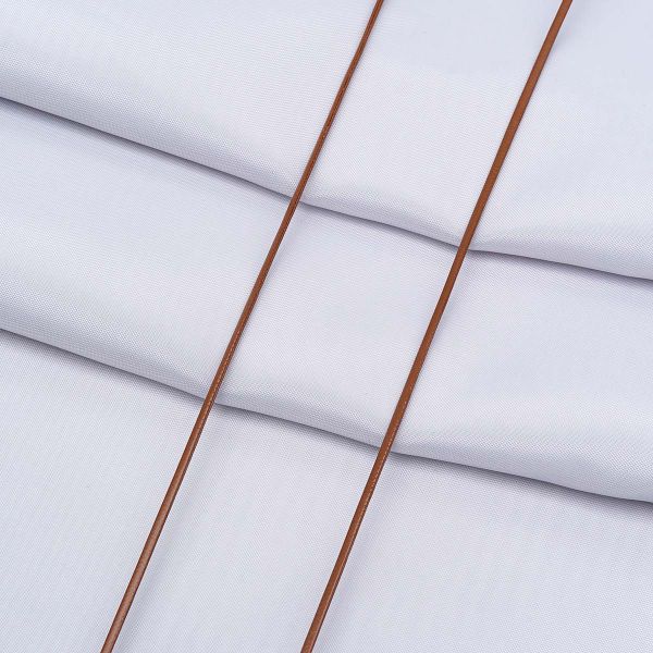 Шнур кожа искусственная ⌀1.0 мм / 100 метров, 09 коричневый, 3Al338