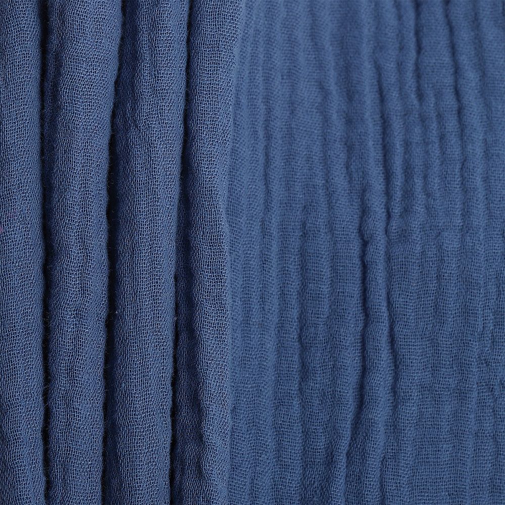 Муслин 125 г/м², 130 см / 2 метра, TBY.Mus.24723.67.2, цв.67 бл.синий