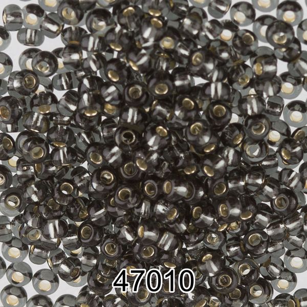 Бисер Preciosa 10/0 (2.3 мм), 500 г, 47010 (Ф056) серый