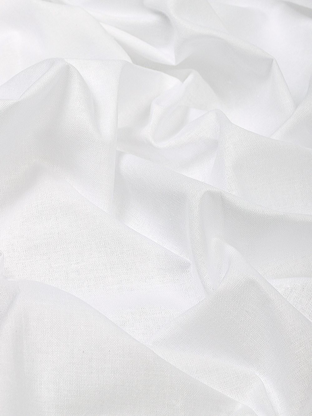 Бязь отбеленная ГОСТ 140 г/м², 150 см / 2 метра, Bz.262В.01, белый