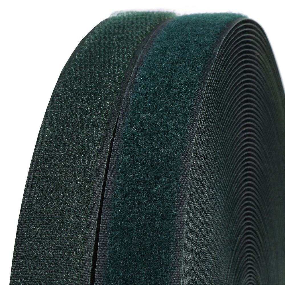 Лента контактная липучка (велкро) пришивная 25 мм / 25 метров, F273 зеленый, ПАРА (крючок+петля), качество "B" Лента контактная липучка (велкро) пришивная 25 мм / 25 метров, F273 зеленый, ПАРА (крючок+петля), качество "B"