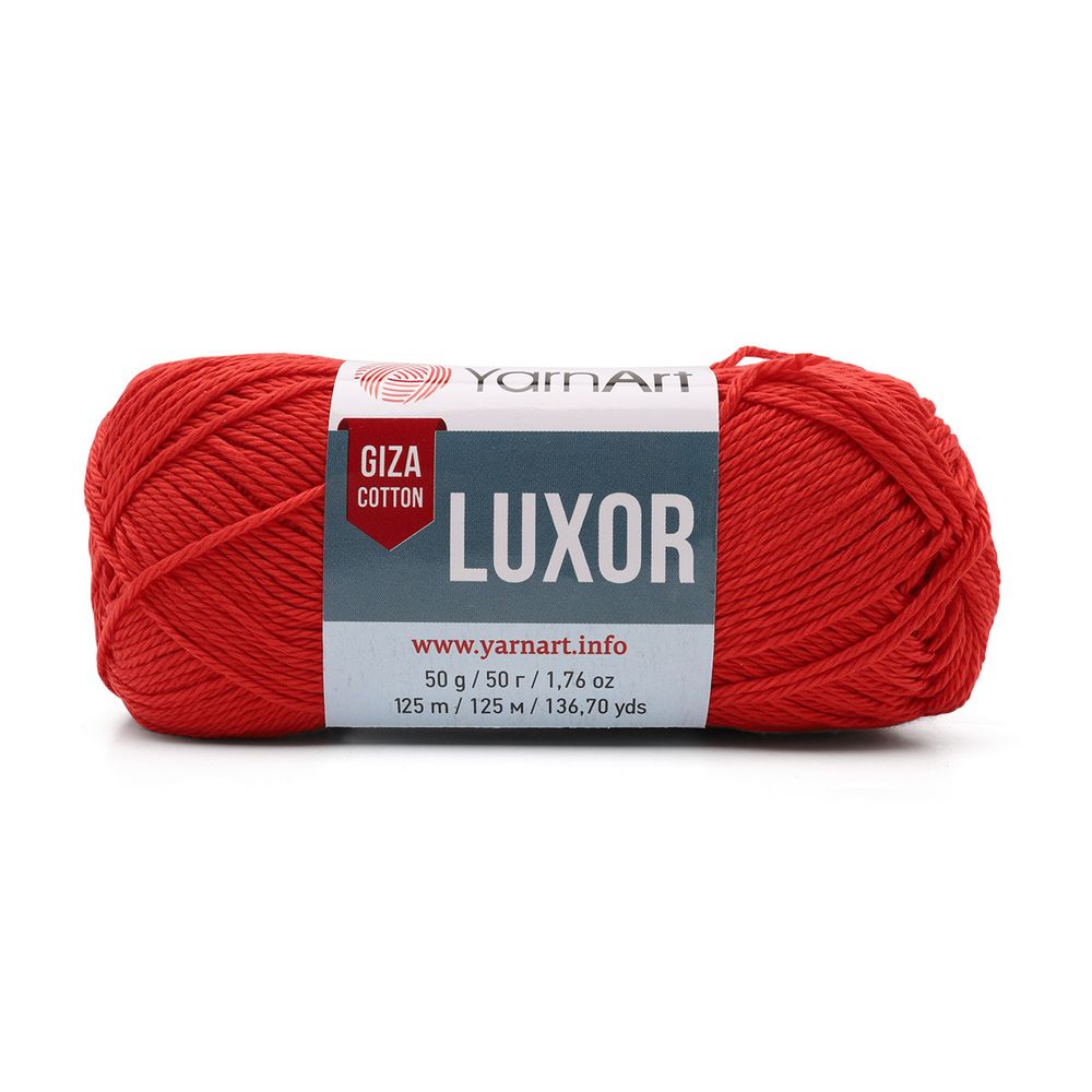 Пряжа YarnArt (ЯрнАрт) Luxor / уп.10 мот. по 50 г, 125 м, 1222 красный