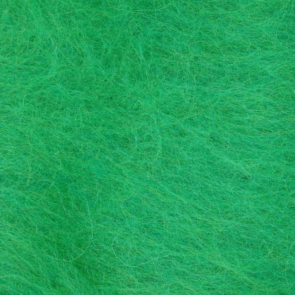 Шерсть для валяния Камтекс Кардочес п/тонкая 1х100 г (27-29 мкр), 044 трава, 558467-22