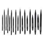 Набор съемных спиц для вязания 5см+8см, 9 размеров (3мм-6мм), алюминий