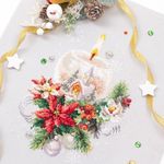 Набор для вышивания нитками Чудесная игла, Рождественская свеча 16х23 см