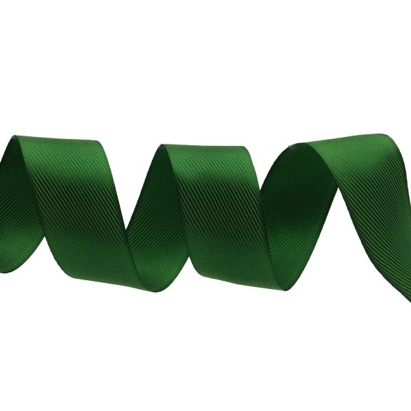 Лента декоративная ёлочка 40.0 мм / 20±1 метров, 75 ярко-зеленый