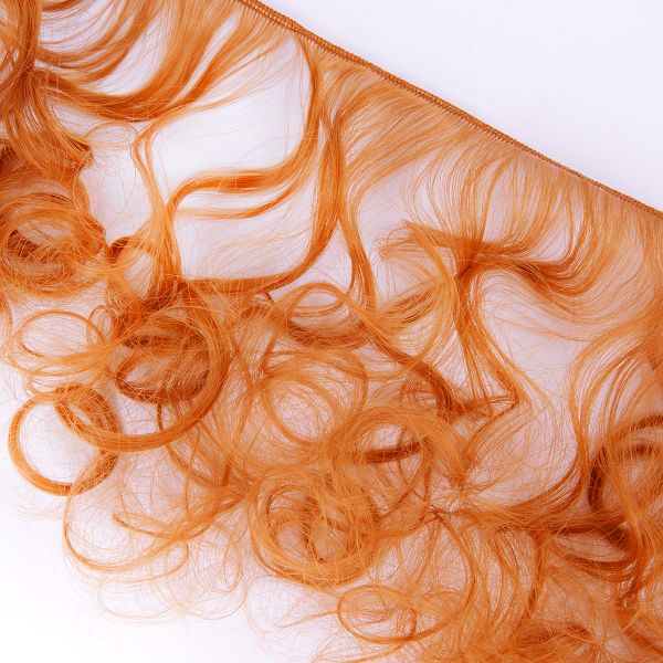 Трессы для кукол 15 см, 100 см, 38 г, 18 золотисто-медный, HobbyBe HAR-4