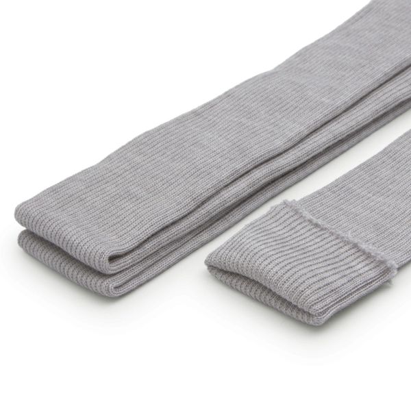 Манжеты трикотажные рукава 6.5 см / 3 метра, тонкие, 2х2, 890 серебро