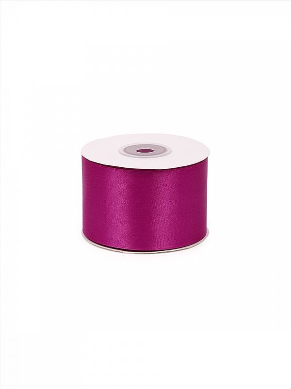 Лента атласная 1-сторонняя 50.0 мм / 22.5±1 метра, 3083 фуксия, Magic4Hobby