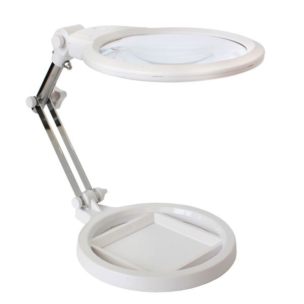 Лупа с подсветкой на подставке с изм. шкалой, Hobby&Pro