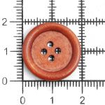 Пуговицы 4 прокола 32L (20мм), Brown1 (коричневый1), 36 шт