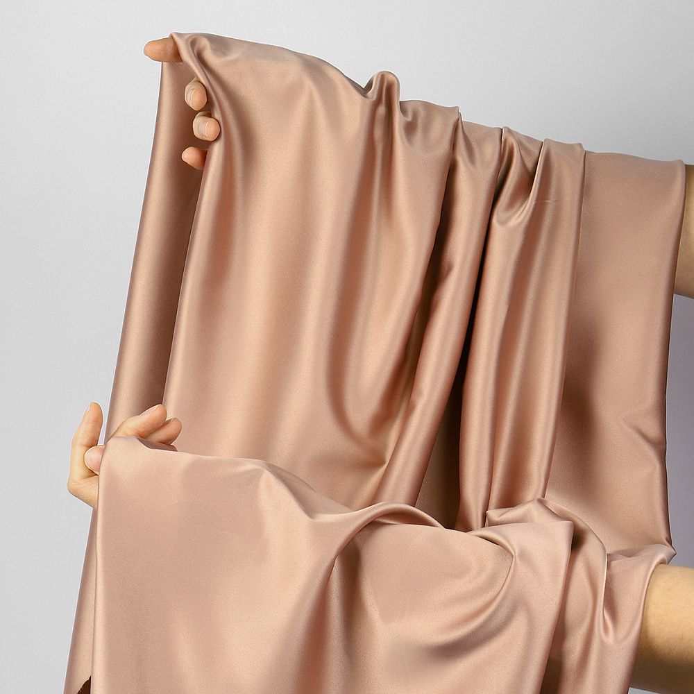 Атлас стрейч для нижнего белья 107 г/м², 125 см / 25 метров, 0180 цв.1412 античная роза