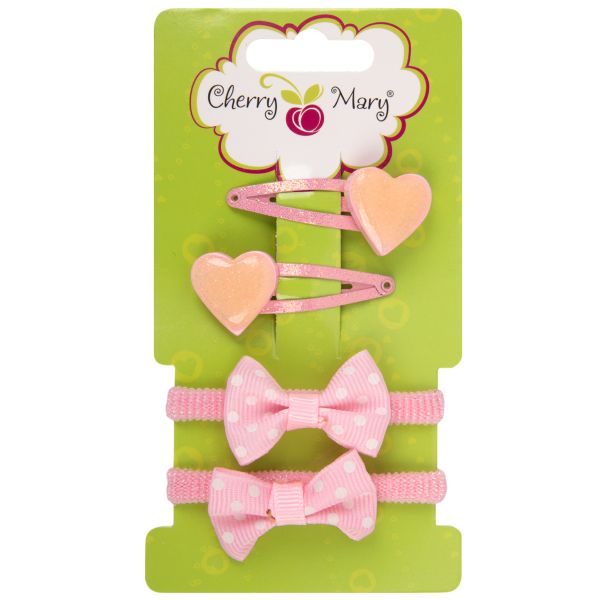 Набор аксессуаров для волос 20 шт (5х4 шт), №15 ассорти, Cherry Mary S6008