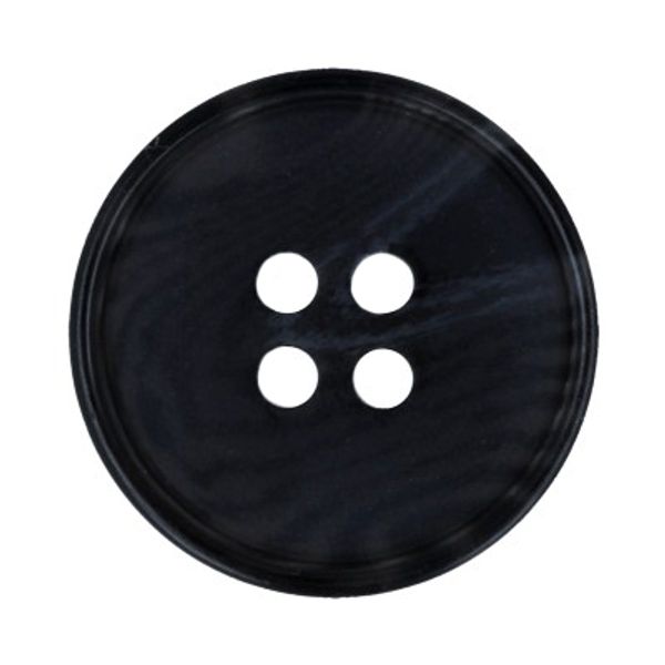 Пуговицы 4 прокола костюмные 21 мм, 36 шт, А008 черный, Gamma VX 0031