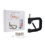 Ручной пресс для установки бусин на шипах с насадками 4, 5, 6, 8, 10 мм, New Star, черный