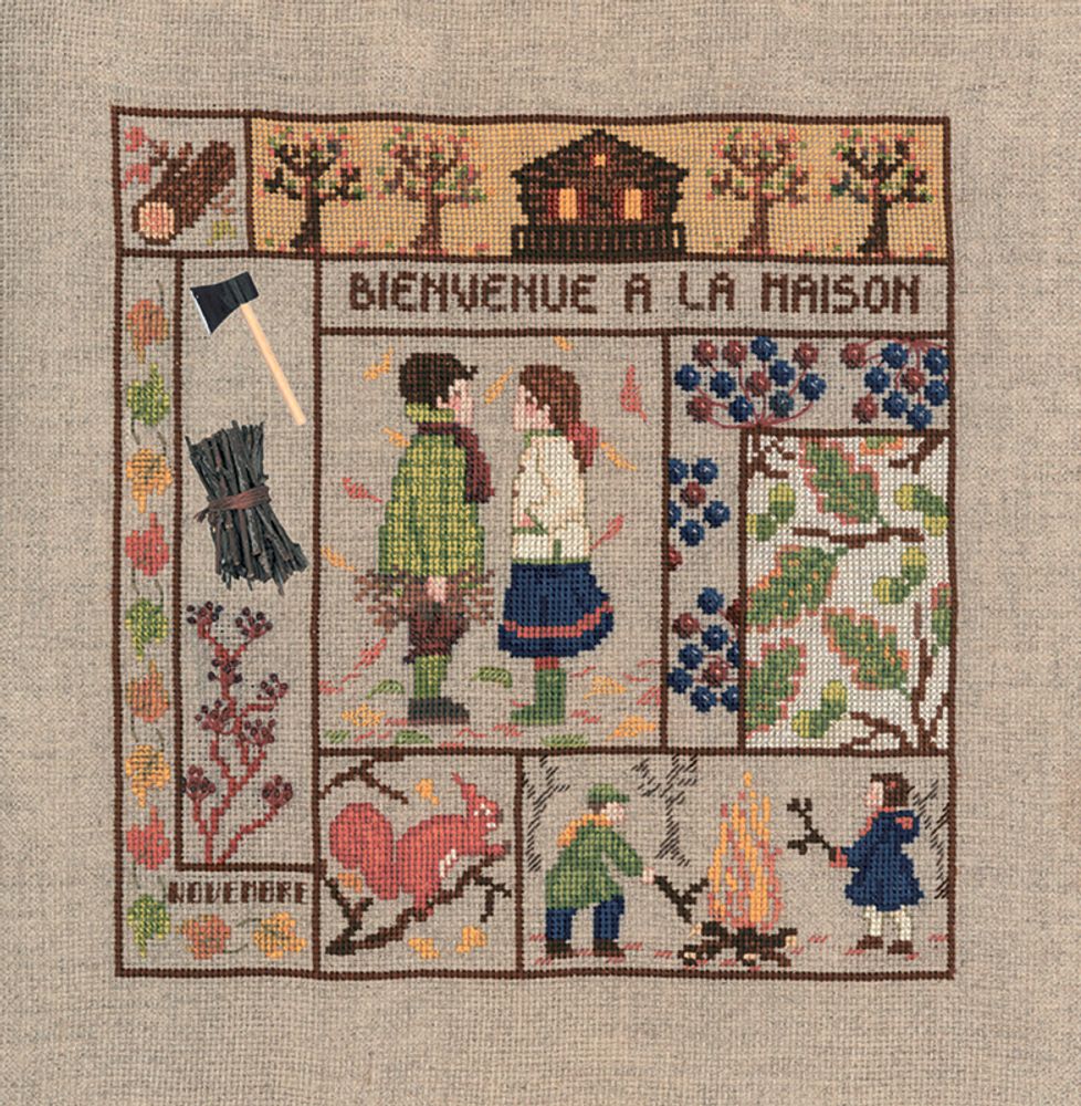 Le Bonheur des Dames, Bienvenue Novembre (Добро пожаловать, ноябрь), 21х23 см /TOS/