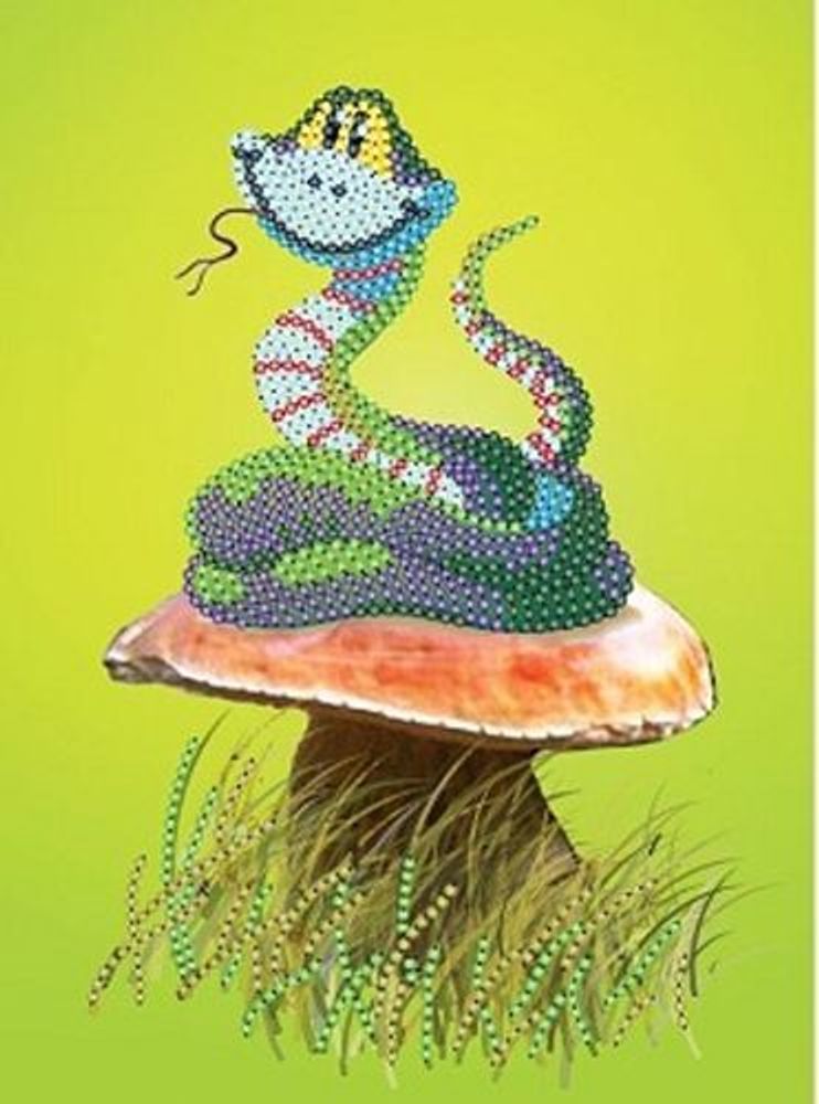 Рисунок для вышивания Alisena, Змейка, 13х18 см