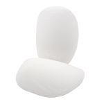 Плечевые накладки (подплечники) реглан 110х165х15 мм, белый, 1 пара