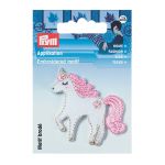 Термоаппликация "Единорог" белый/розовый 1шт, Prym