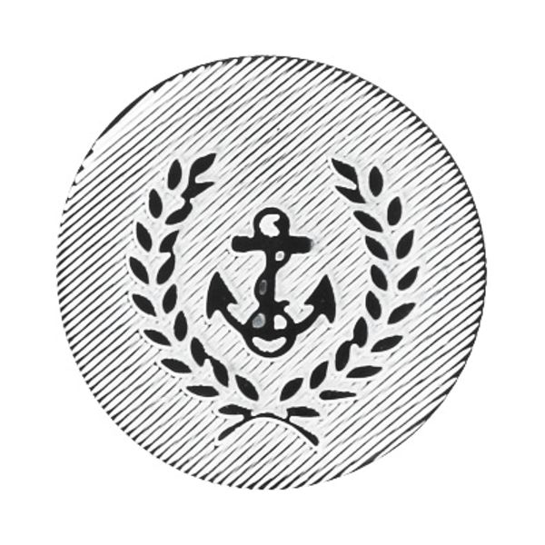 Пуговицы на ножке костюмные 15 мм, 24 шт, А001 белый, Gamma OXG 0033