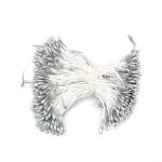 Тычинки для искусственных цветов 0,1х6см (серый)