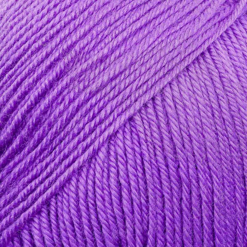 Пряжа Люблю вязать Зефир / уп.3 мот. по 100 г, 295 м, 770 фиолетовый