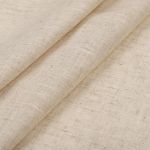Льняная ткань 190 г/м², 140 см, в нарезке, цв. 47 натуральный, 10 метров /TOS/