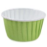 Формы для выпечки бумажные (усиленные с бортиком) 5 см, 5х3.9 см, 12 шт, №04 зеленый, S-Chief PPC-0010