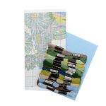 Набор для вышивания нитками Hobby&Pro, Ромашковый чай, 40х30 см