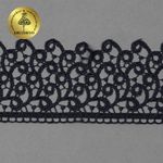 Кружево гипюр (плетёное) 80 мм, TR.8G8386, 01 т.синий, 12м, Kruzhevo