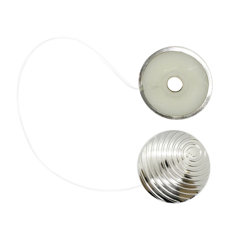 Клипсы для штор магнитные "Спираль" с леской, 30см ⌀35, 1