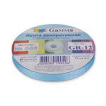 Лента репсовая (в рубчик) 12.0 мм / 45.5 метра, 088 голубой, Gamma GR-12