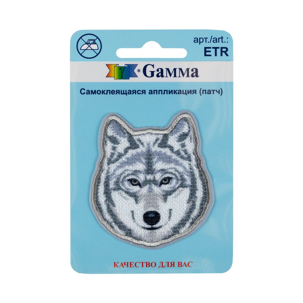 Термоаппликация Волк 5.2х5.7 см, №01, 1 шт, 01-126, Gamma ETR Термоаппликация Волк 5.2х5.7 см, №01, 1 шт, 01-126, Gamma ETR