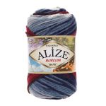 Пряжа Alize (Ализе) Burcum Batik / уп.5 мот. по 100 г, 210м, 2978 секционный A