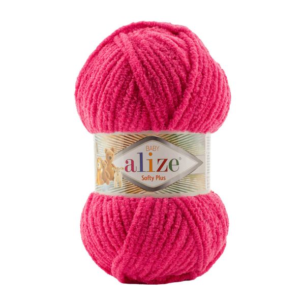 Пряжа Alize (Ализе) Softy Mega / уп.5 мот. по 100 г, 70м, 798 бугенвиллия