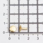 Хольнитены ⌀7 мм, h=7 мм, сталь, New Star №33, золото, уп≈2000 шт