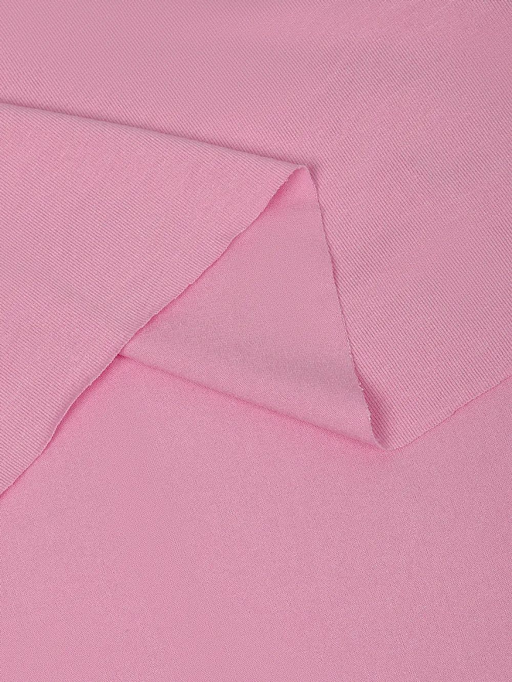 Вискоза трикотажная 240 г/м², 180 см / 1 метр, TBY.023709, S207 розовый