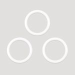 Кольца для бюстгальтера металл ⌀11.0 мм, 001 белый, Arta, 50 шт, 7733682-2