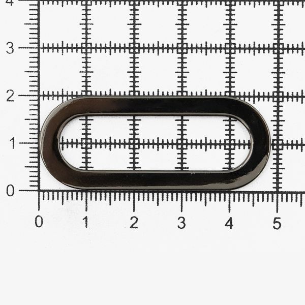 Рамка овальная металл 40 мм, чер.никель, ГНУ13818, 10 шт