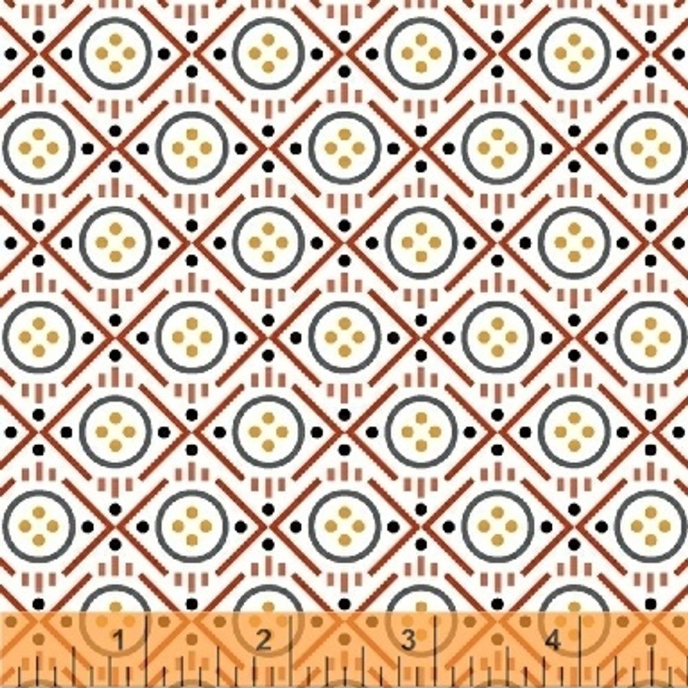 Ткань для пэчворка Windham Fabrics, шир. 110 см, принт 43301-4, 10 метров