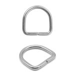 Полукольцо сварное металл внутр. 20 мм (внешн. 26х26 мм, ⌀3 мм), 20 шт, никель