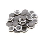 Пуговицы 2 прокола 28L (050 (св.серый)), 72 шт /TOS/