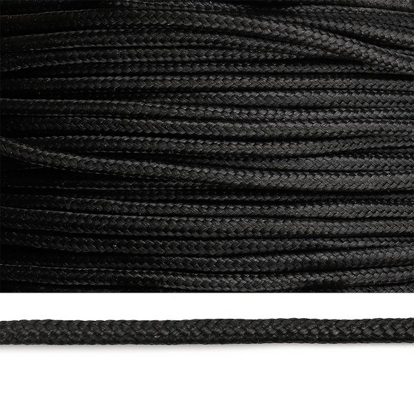 Веревка полипропилен ⌀8.0 мм, черный уп.200м