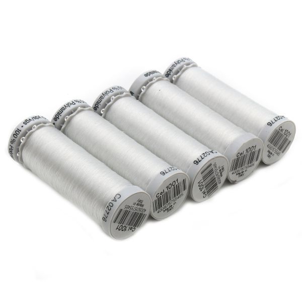 Особо тонкая мононить Gutermann Sulky Invisible, 200м, 1001 прозрачный, 5 кат