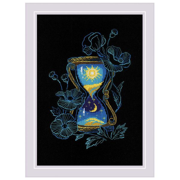 Набор для вышивания нитками Риолис, Магия времени 21х30 см