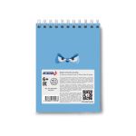 Блокнот на гребне, выборочный лак, A6 40 л., 6 шт, клетка, Не беси! 01224, Светоч Б124