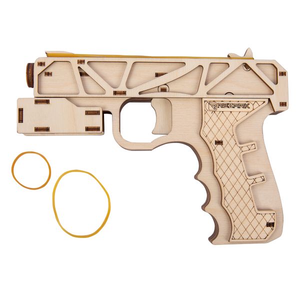 Пазл 3D, серия Оружие 62 элемент, Резинкострел Охотник, Rezark PTT-03