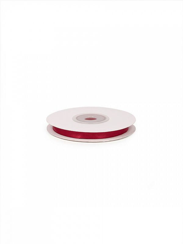 Лента атласная 1-сторонняя 6.0 мм / 22.5±1 метра, 3088 т.бордовый, Magic4Hobby