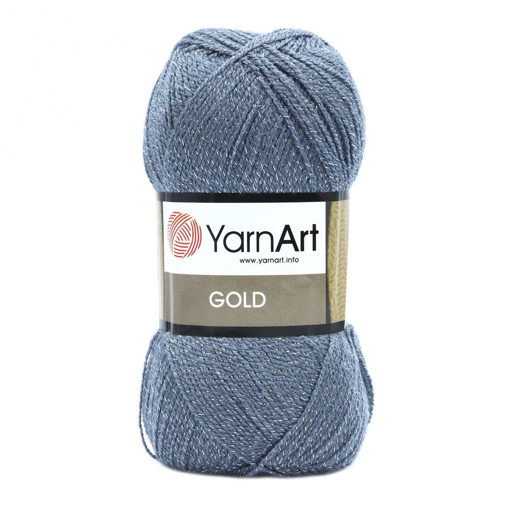 Пряжа YarnArt (ЯрнАрт) Gold / уп.5 мот. по 100 г, 400м, 13284 9044 серый