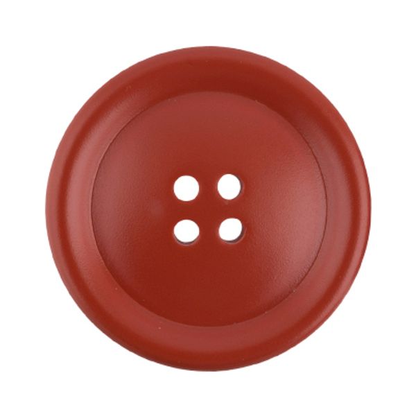 Пуговицы 4 прокола пальтовые 30 мм, 24 шт, D045 терракотовый, Gamma CRZ 0012